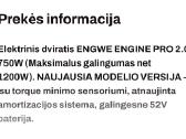 Engwe Engine Pro 2.0 Nm75 Max1200w Trip373km - nuotraukos Nr. 3