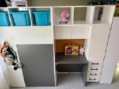 Unikalus baldas-rašomasis stalas-lentyna-siena - nuotraukos Nr. 2