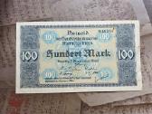 100 mark 1922 Memel Klaipėda - nuotraukos Nr. 2