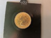 Auksinė moneta Sovereign (Suveren) 1958,elžbieta - nuotraukos Nr. 3