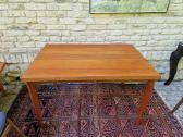 Vintažinis mid century tikmedžio valgomojo stalas - nuotraukos Nr. 3