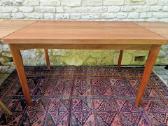 Vintažinis mid century tikmedžio valgomojo stalas - nuotraukos Nr. 12