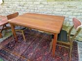 Vintažinis mid century tikmedžio valgomojo stalas - nuotraukos Nr. 21