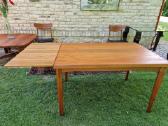 Vintažinis mid century tikmedžio valgomojo stalas - nuotraukos Nr. 27