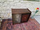 Vintažinė mid century riešutmedžio spintelė/baras - nuotraukos Nr. 4