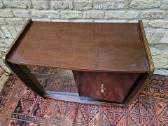 Vintažinė mid century riešutmedžio spintelė/baras - nuotraukos Nr. 30