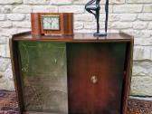 Vintažinė mid century riešutmedžio spintelė/baras - nuotraukos Nr. 34
