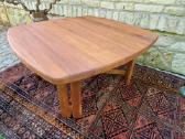 Vintažinis mid century tikmedžio kavos staliukas - nuotraukos Nr. 13