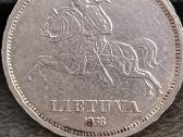 1936 Jonas Basanavičius 5 litų sidabrine moneta - nuotraukos Nr. 3
