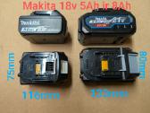 Baterijos Makita 18v 40v, Milwaukee 18v - nuotraukos Nr. 2