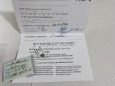 Balto aukso žiedas su deimantais 585 praba - nuotraukos Nr. 3
