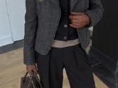 Biker jacket su vilna - nuotraukos Nr. 4