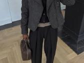 Biker jacket su vilna - nuotraukos Nr. 5