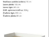 Ikea Brimnes išskleidžiama lova - nuotraukos Nr. 6