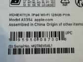 Apple iPad A15 wi-fi 128gb pink naujas - nuotraukos Nr. 3