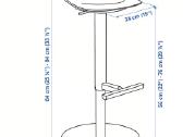 Ikea baltos baro kėdės 2vnt - nuotraukos Nr. 5