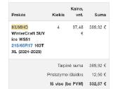 VW Tiguan R17 ratlankiai su žieminėmis padangomis - nuotraukos Nr. 5