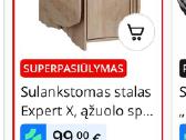 Sulanktomas medinis stalas - nuotraukos Nr. 3