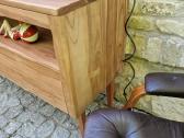 Vintažinė mid century tikmedžio masyvo komoda - nuotraukos Nr. 7