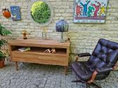Vintažinė mid century tikmedžio masyvo komoda - nuotraukos Nr. 21