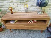 Vintažinė mid century tikmedžio masyvo komoda - nuotraukos Nr. 25