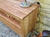 Vintažinė mid century tikmedžio masyvo komoda - nuotraukos Nr. 27