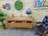 Vintažinė mid century tikmedžio masyvo komoda - nuotraukos Nr. 28