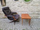 Vintažinis mid century tikmedžio staliukas - nuotraukos Nr. 2
