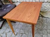 Vintažinis mid century tikmedžio staliukas - nuotraukos Nr. 3