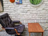 Vintažinis mid century tikmedžio staliukas - nuotraukos Nr. 7