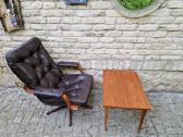 Vintažinis mid century tikmedžio staliukas - nuotraukos Nr. 12