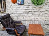 Vintažinis mid century tikmedžio staliukas - nuotraukos Nr. 14