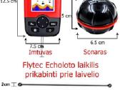 Flytec V802 Pro pašarų laivelis su GPS + Echolotas - nuotraukos Nr. 3