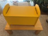 Ikea Trogen geltonas suoliukas / žaislų dėžė - nuotraukos Nr. 5
