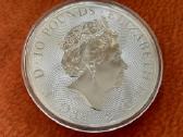 10 oz sidabrinė moneta queen's beasts griffin - nuotraukos Nr. 2