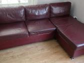 Kampinė odine sofa - nuotraukos Nr. 2