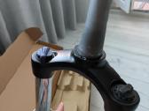 Suntour xcm 34 šakė 29" boost ratams 120mm eigos - nuotraukos Nr. 3