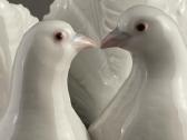 Porcelianinės balandžių statulėlės Gdr, Lladro - nuotraukos Nr. 15