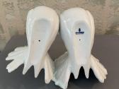 Porcelianinės balandžių statulėlės Gdr, Lladro - nuotraukos Nr. 16