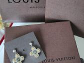 Louis Vuitton keturlapio motyvo auskarai - nuotraukos Nr. 5