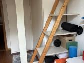 Antresolė lovai su drabužių spinta loftui / butui - nuotraukos Nr. 2