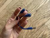 3,5 mm ausinių/mikrofono Y adapteris - nuotraukos Nr. 2
