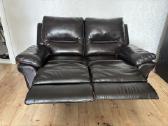 Odinė sofa-reklaineris. - nuotraukos Nr. 2