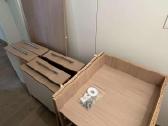 Rašomasis stalas 140x70 cm su 4 stalčiais - nuotraukos Nr. 3