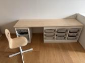 Ikea vaikų daiktų laikymo sistema, stalas, kėdė - nuotraukos Nr. 5