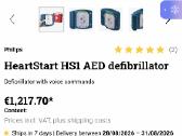 Phillips Heartstart S1 defibriliatoriai - nuotraukos Nr. 6