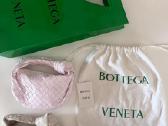 Bottega Veneta Mini Jodie rankinės Pink+chalk Whit - nuotraukos Nr. 2