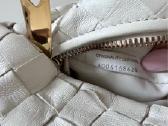 Bottega Veneta Mini Jodie rankinės Pink+chalk Whit - nuotraukos Nr. 11