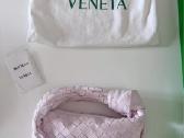 Bottega Veneta Mini Jodie rankinės Pink+chalk Whit - nuotraukos Nr. 13