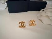 Originalūs Chanel Cc Logo Letter Engraved auskarai - nuotraukos Nr. 3